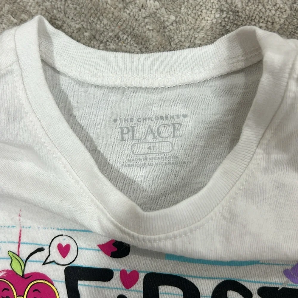 The children’s place first day of pre-k short sleeve tee